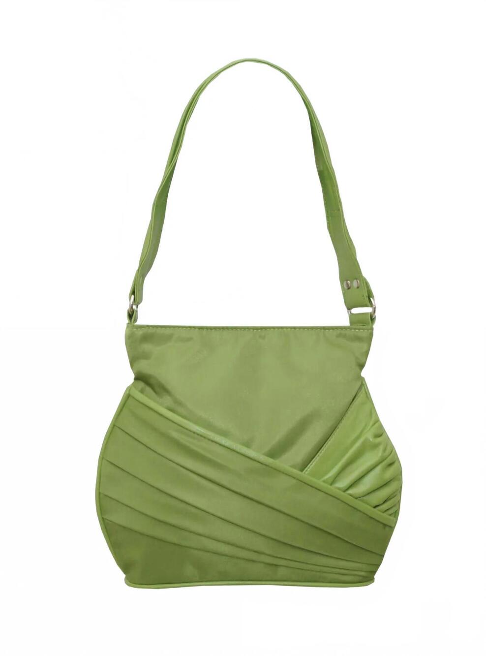 NEW PAIGE HAMILTON DESIGN women's suzy flute handbag in lime